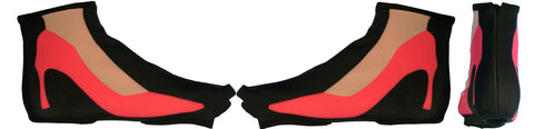 Pink High Heels Shoe Covers