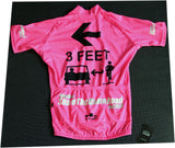 Fluorescent Pink 3 Feet Thanks Ver. 3.0 Cycling Jersey
