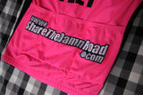 Fluorescent Pink - 3 Feet with Inverted Thanks Cycling Jersey