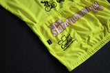 Fluorescent Yellow DON'T RUN ME OVER Ver. 3.0 Cycling Jersey