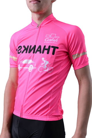 Limited Edition Fluorescent Pink - DON'T RUN ME OVER Ver. 3.0 Cycling Jersey